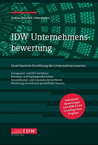 IDW Unternehmensbewertung: Excel-basierte Ermittlung des Unternehmenswertes